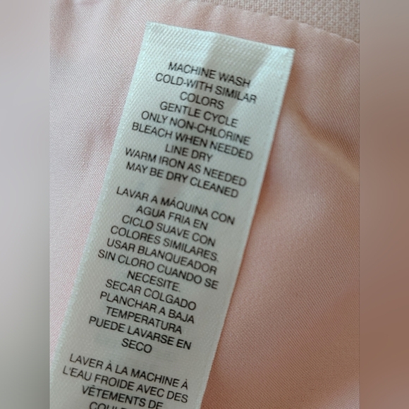 White House Black Market Blush Double-Breasted Blazer Size 4 - Picture 7 of 7